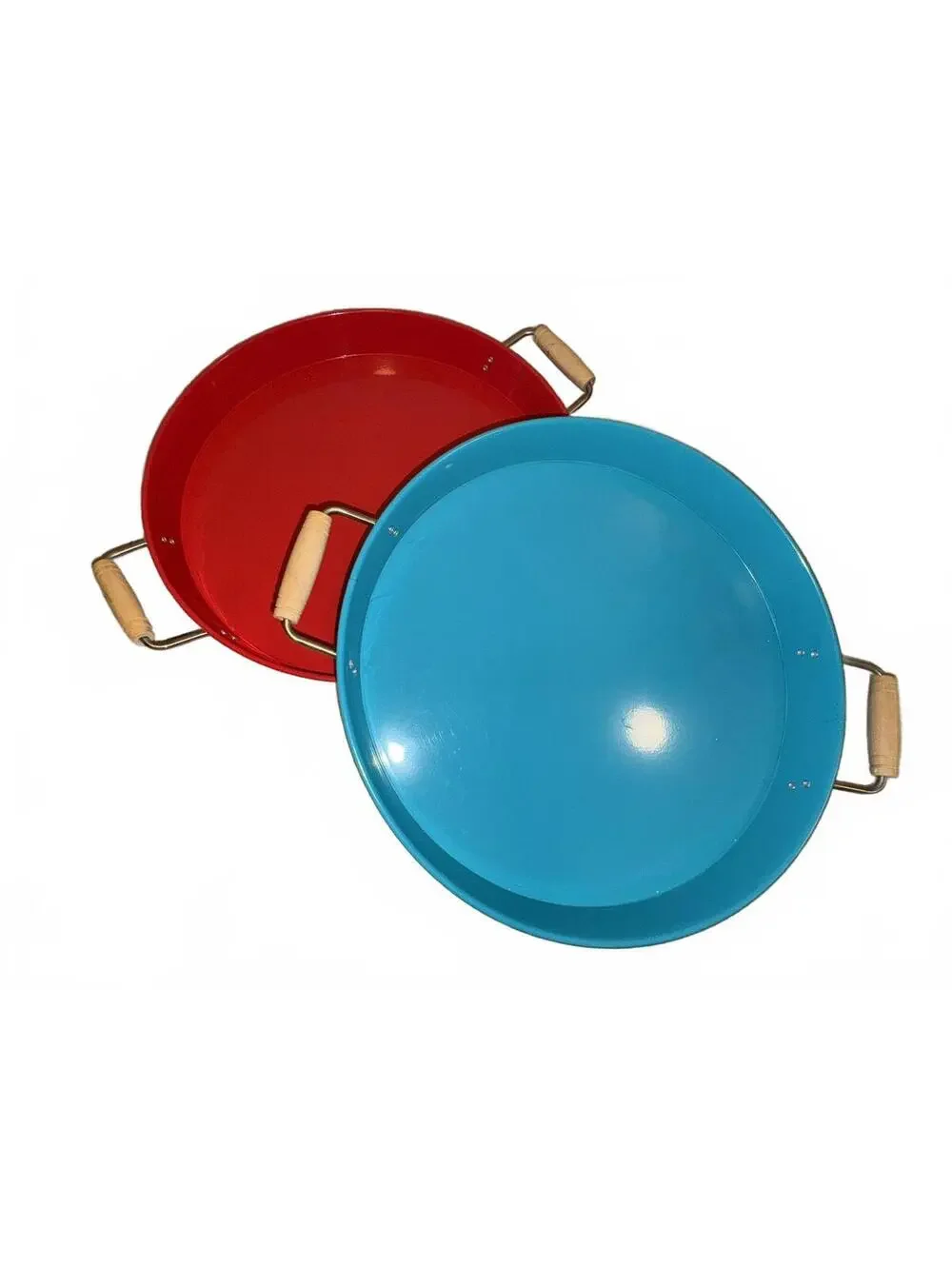 Better Homes and Gardens Set of Two METAL Round Trays